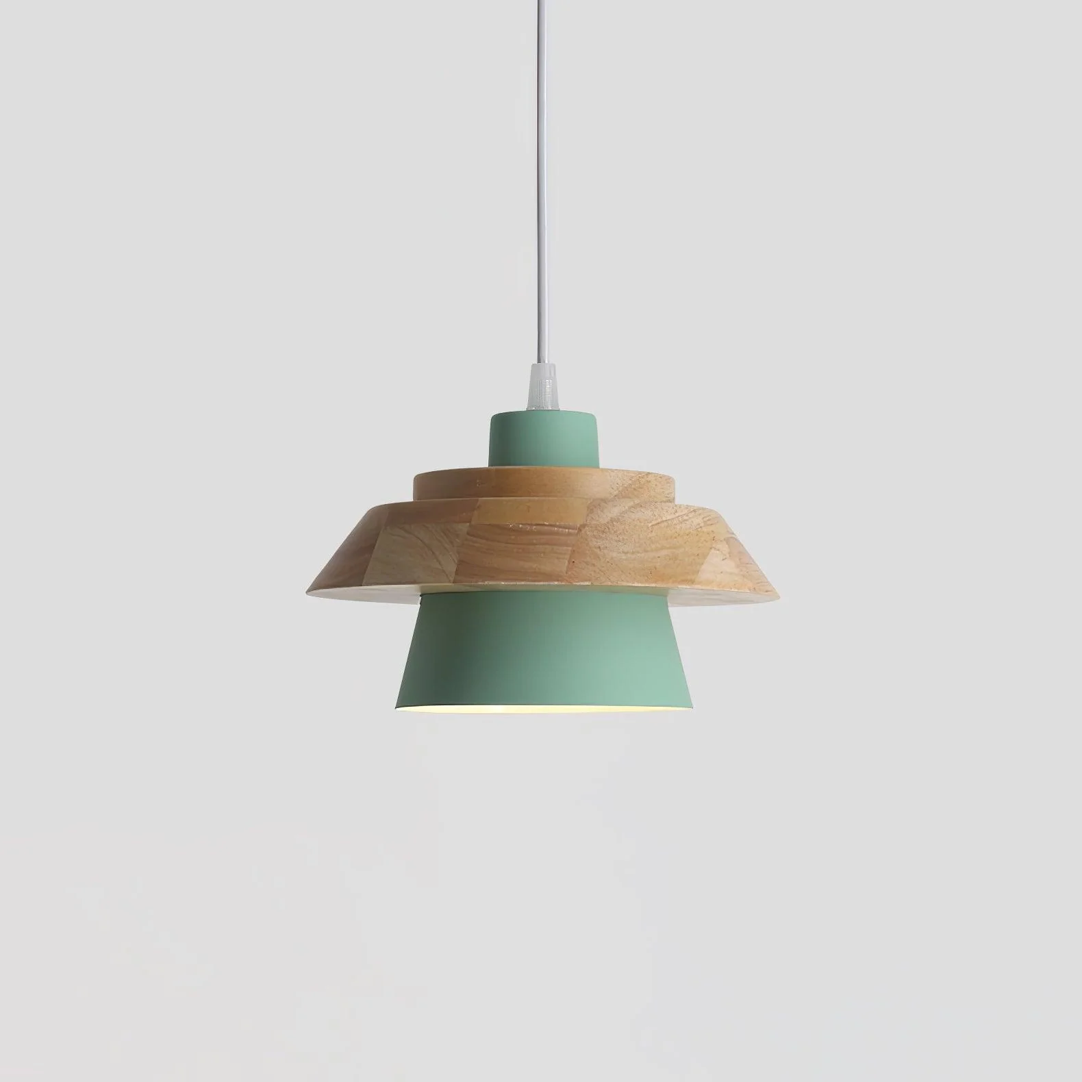 Stone Wood Pendant Lamp - Image 12