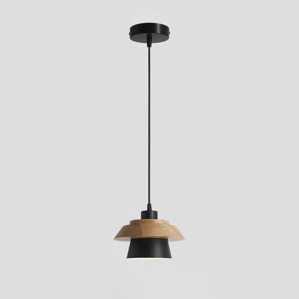 Stone Wood Pendant Lamp - Image 14