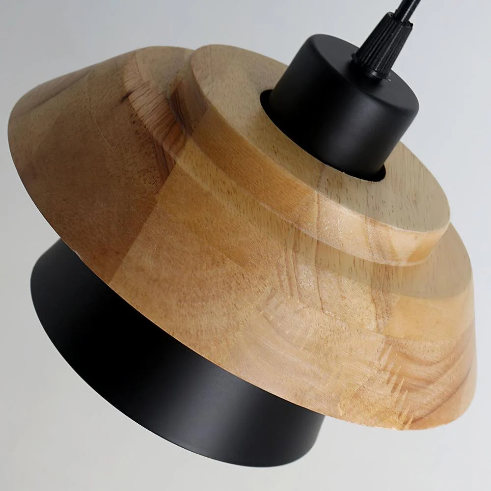 Stone Wood Pendant Lamp - Image 18
