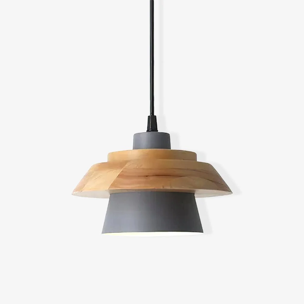 Stone Wood Pendant Lamp - Image 22