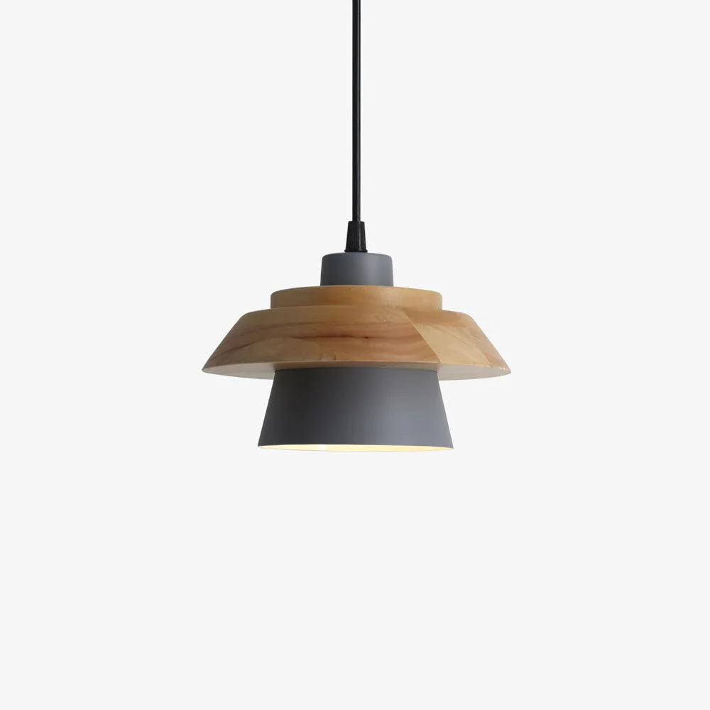 Stone Wood Pendant Lamp - Image 23