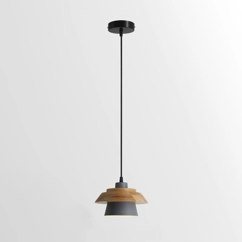 Stone Wood Pendant Lamp - Image 24