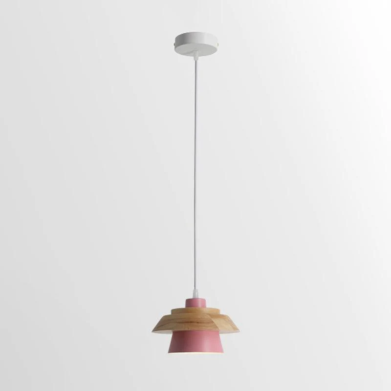 Stone Wood Pendant Lamp - Image 25