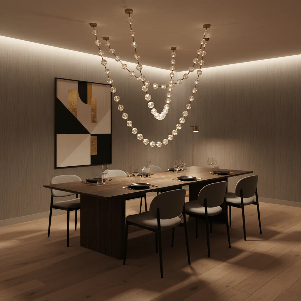 Strand Necklace Chandelier - Image 2