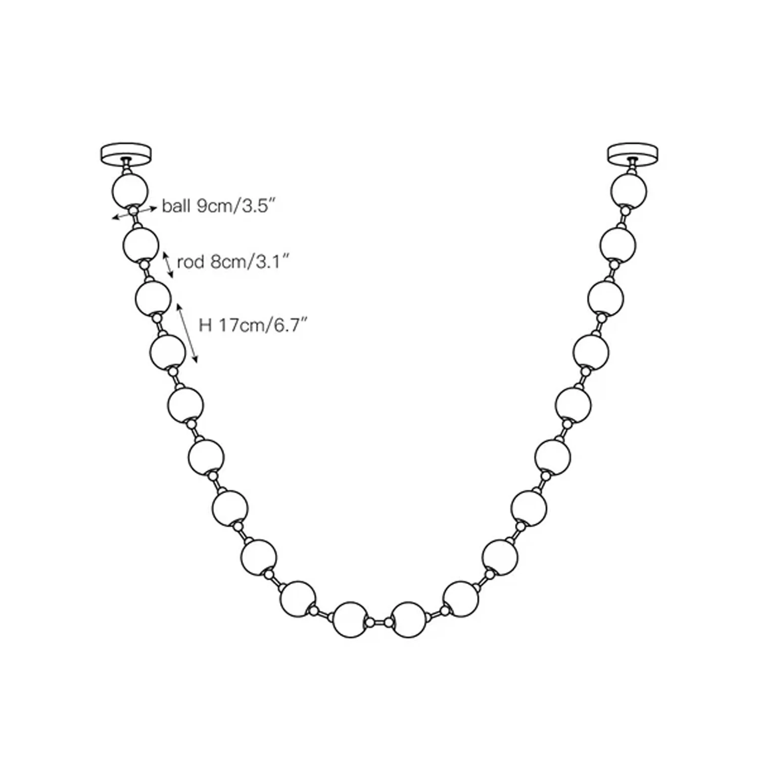 Strand Necklace Chandelier - Image 28