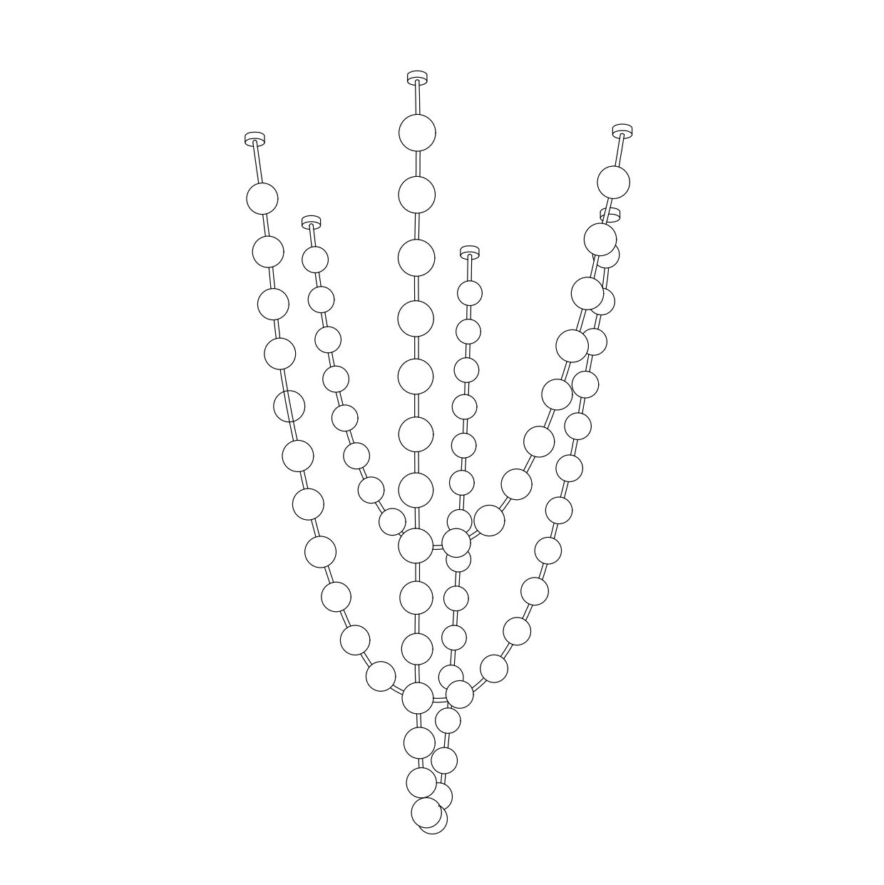 Strand Necklace Chandelier - Image 34