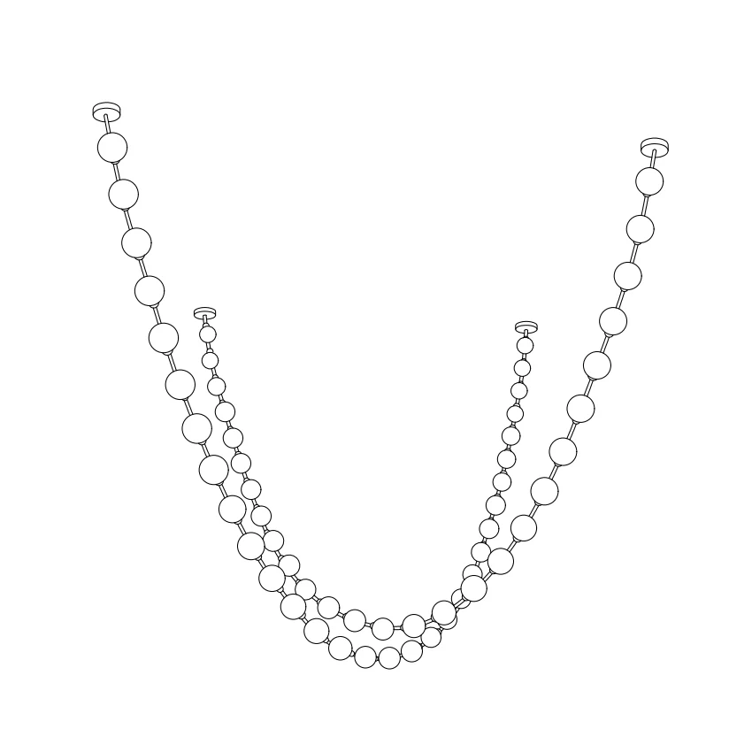 Strand Necklace Chandelier - Image 37