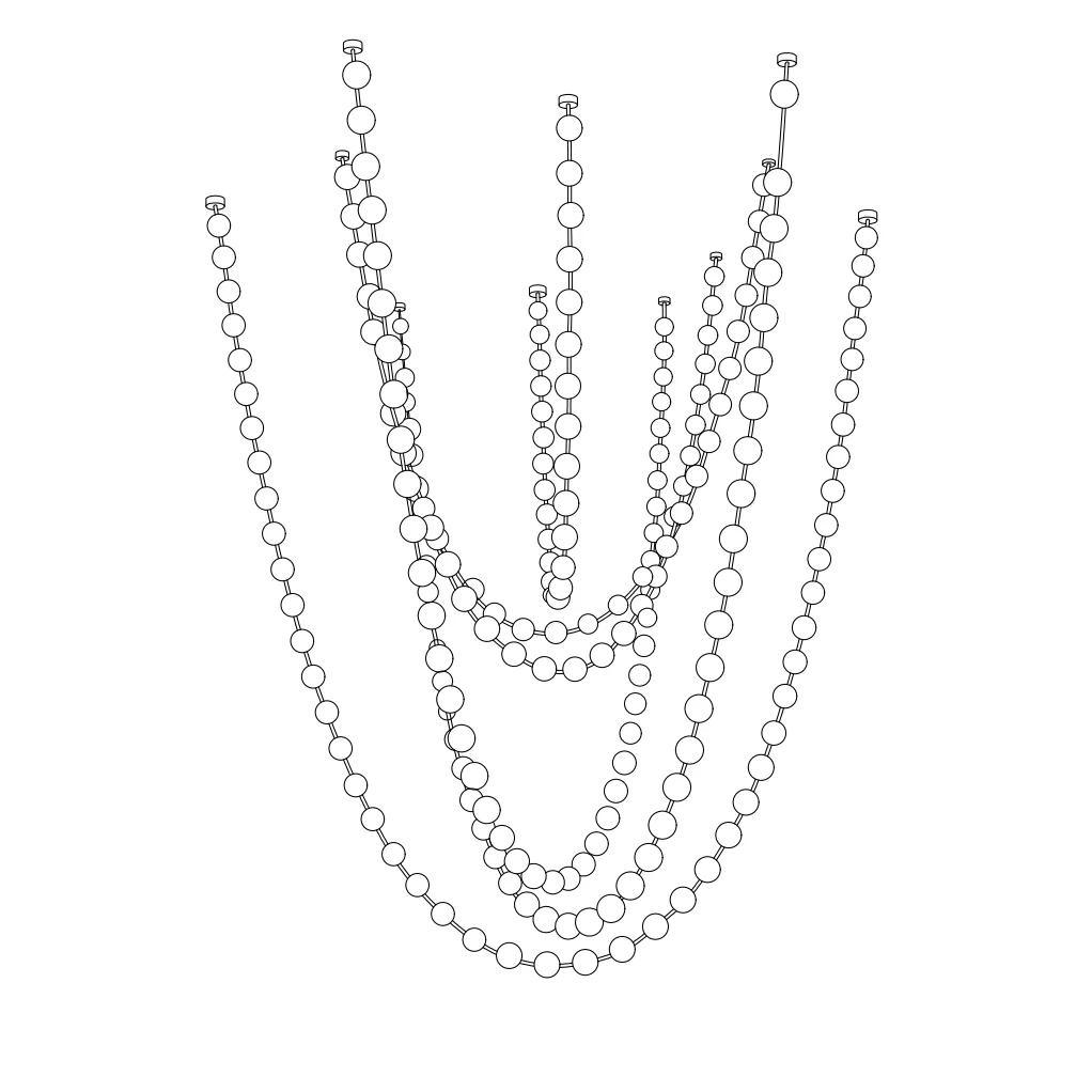 Strand Necklace Chandelier - Image 38
