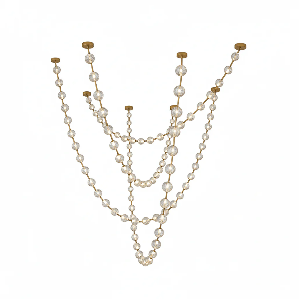 Strand Necklace Chandelier - Image 43