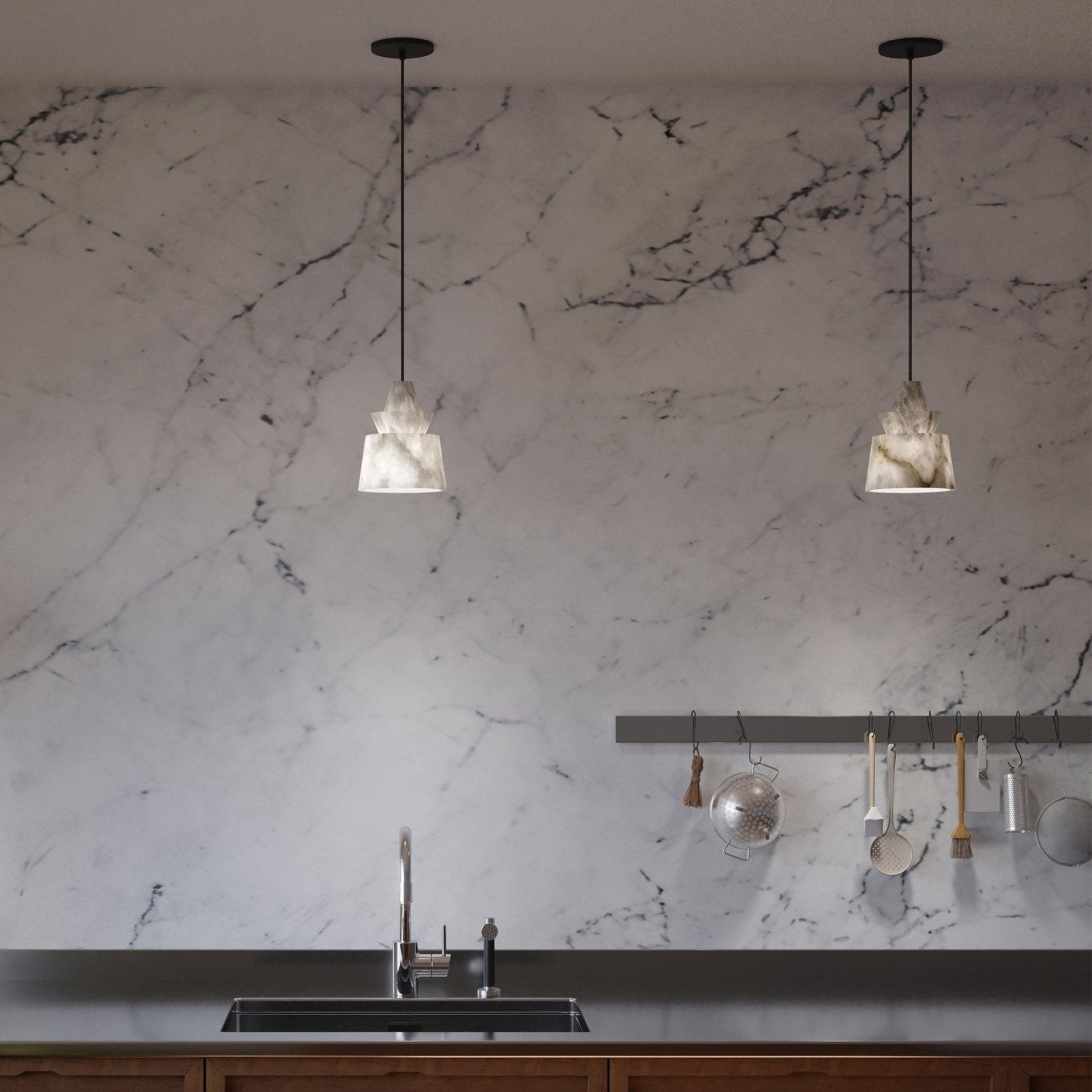 Strata Alabaster Pendant Light - Image 9