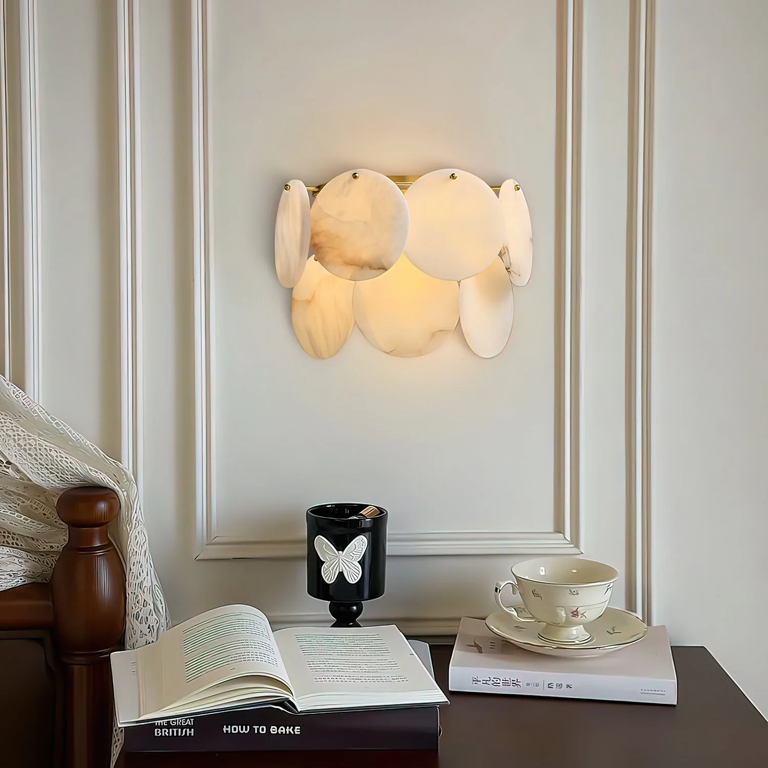 Strata Lumina Alabaster Wall Sconce - Image 14