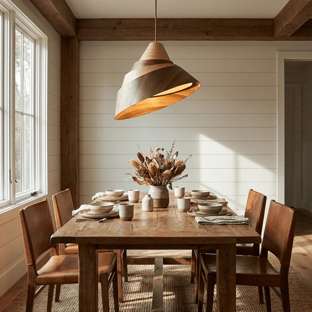 Strata Wood Pendant Lamp - Image 2