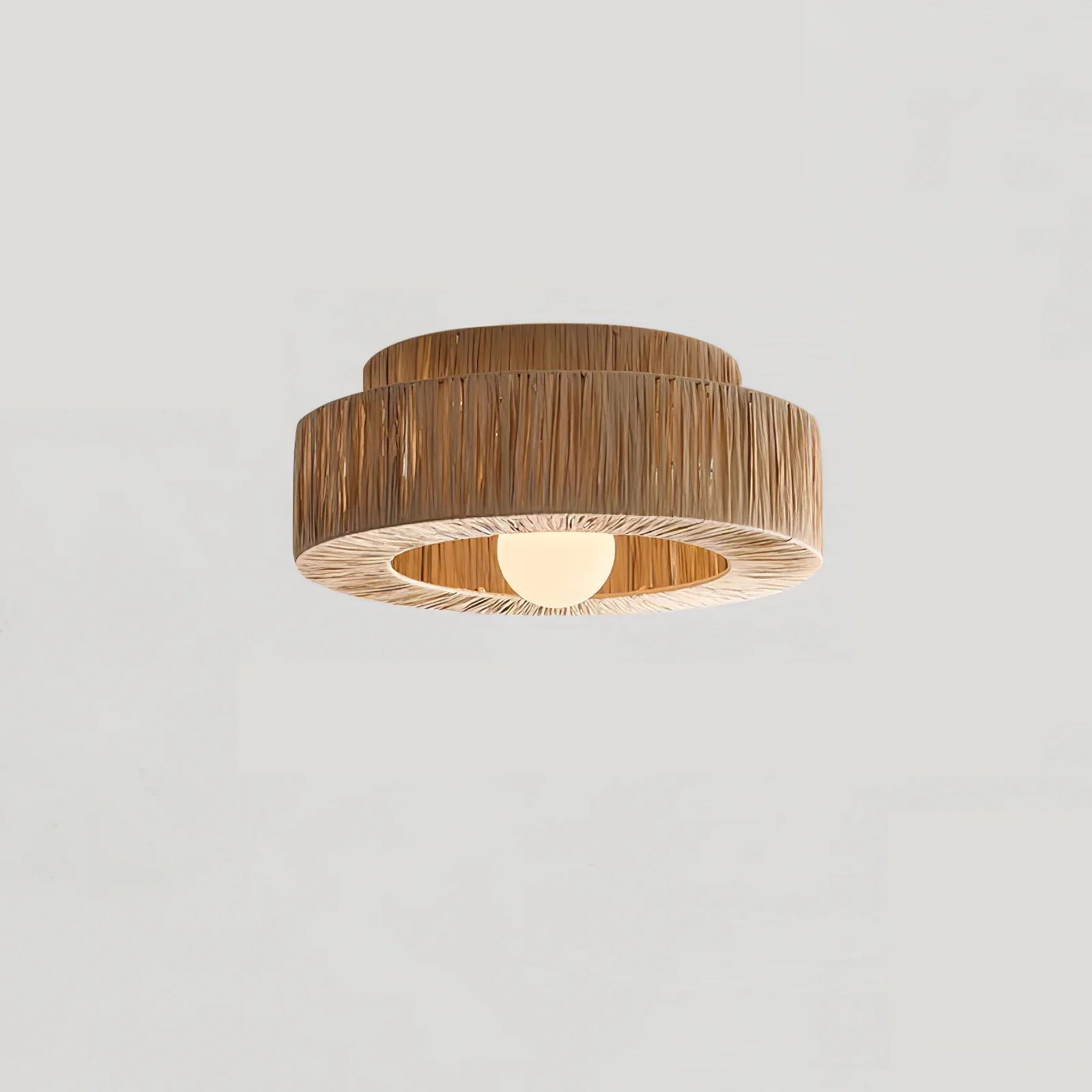 Straw Art Ceiling Lamp - Image 17