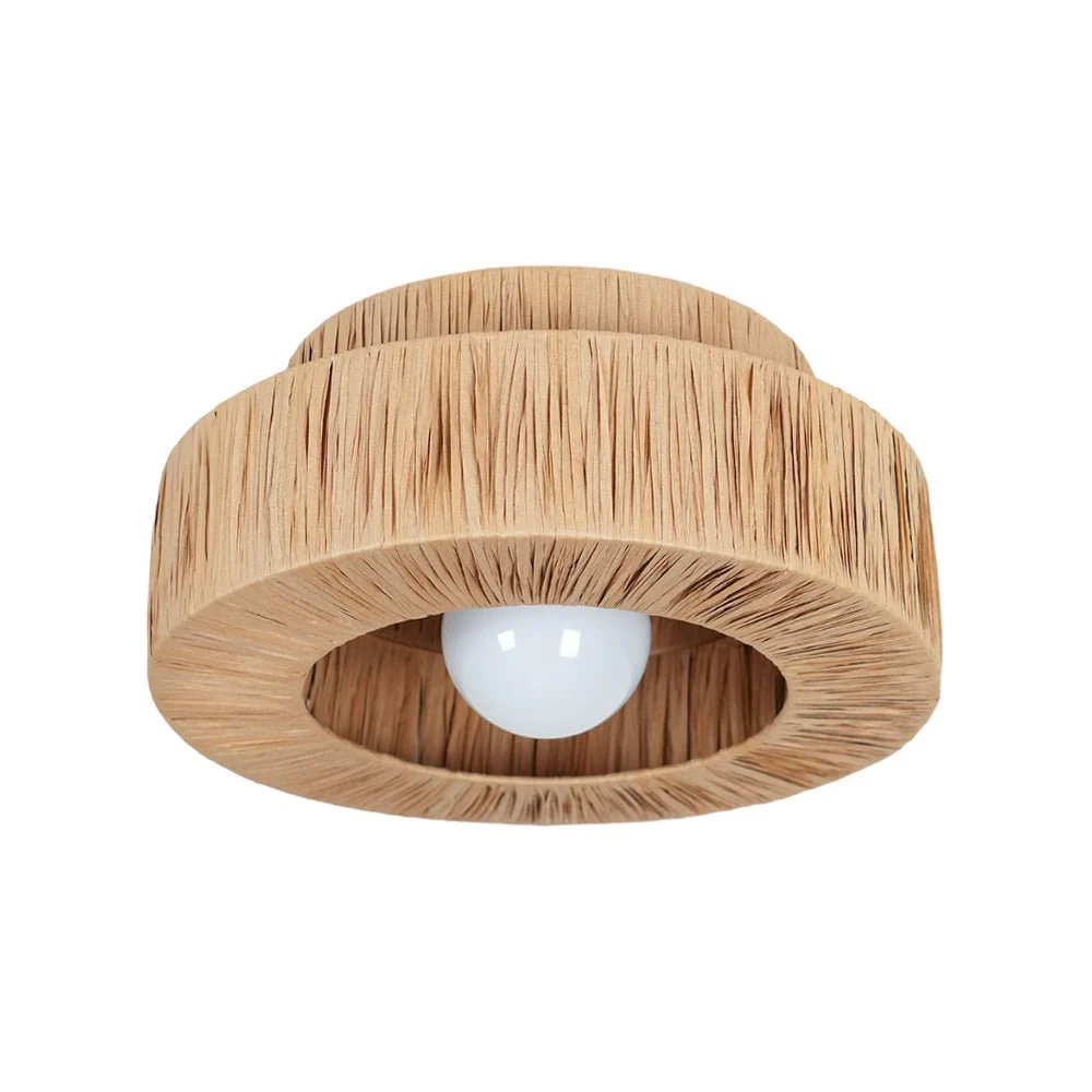 Straw Art Ceiling Lamp - Image 19