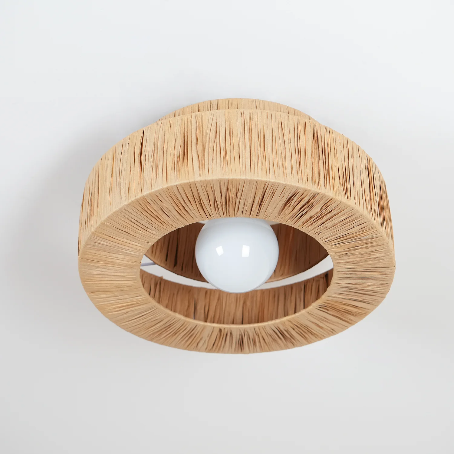 Straw Art Ceiling Lamp - Image 23