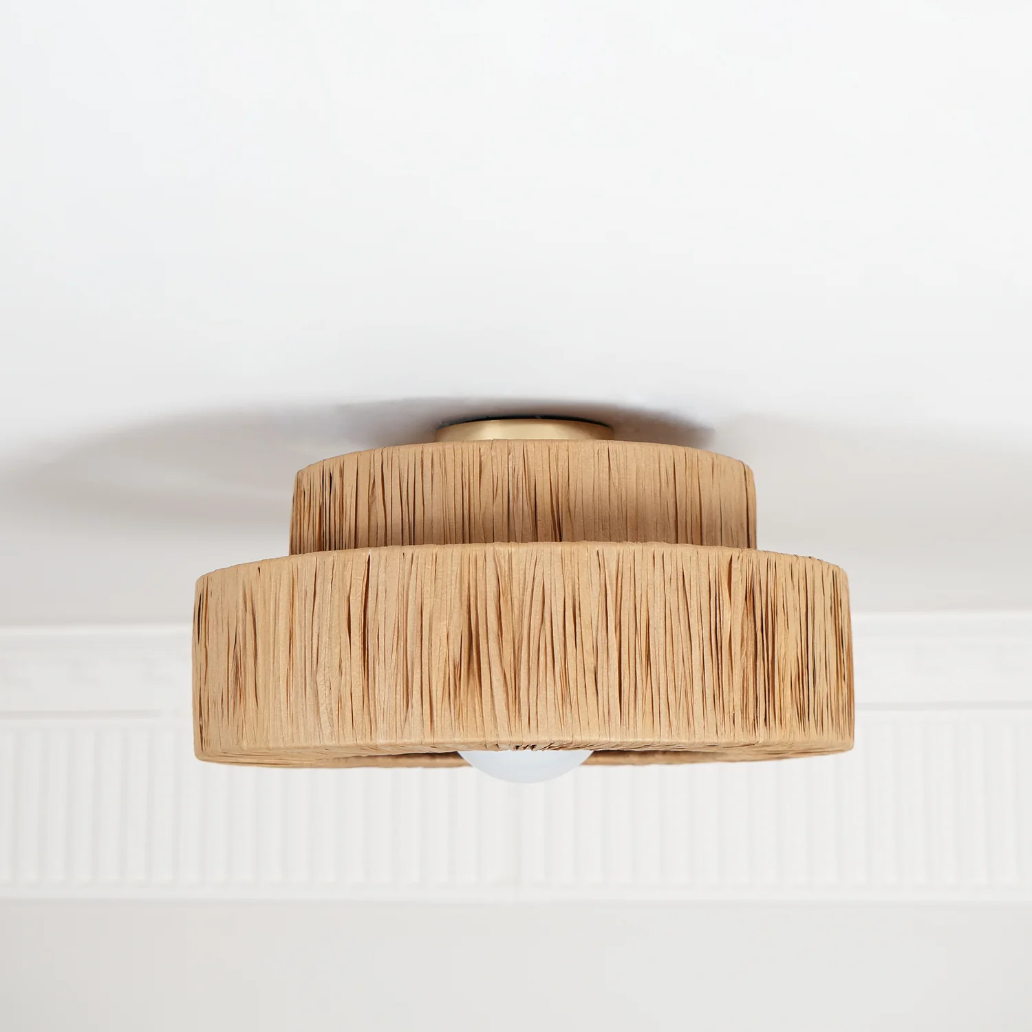 Straw Art Ceiling Lamp - Image 25
