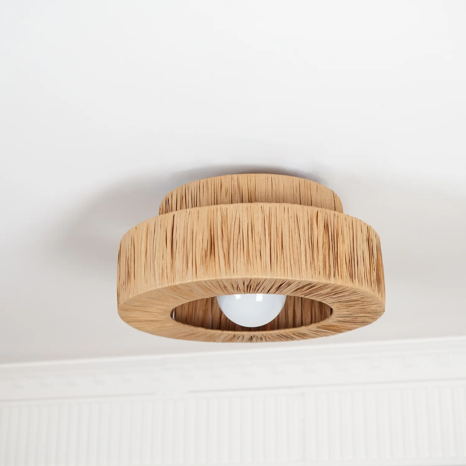 Straw Art Ceiling Lamp - Image 29