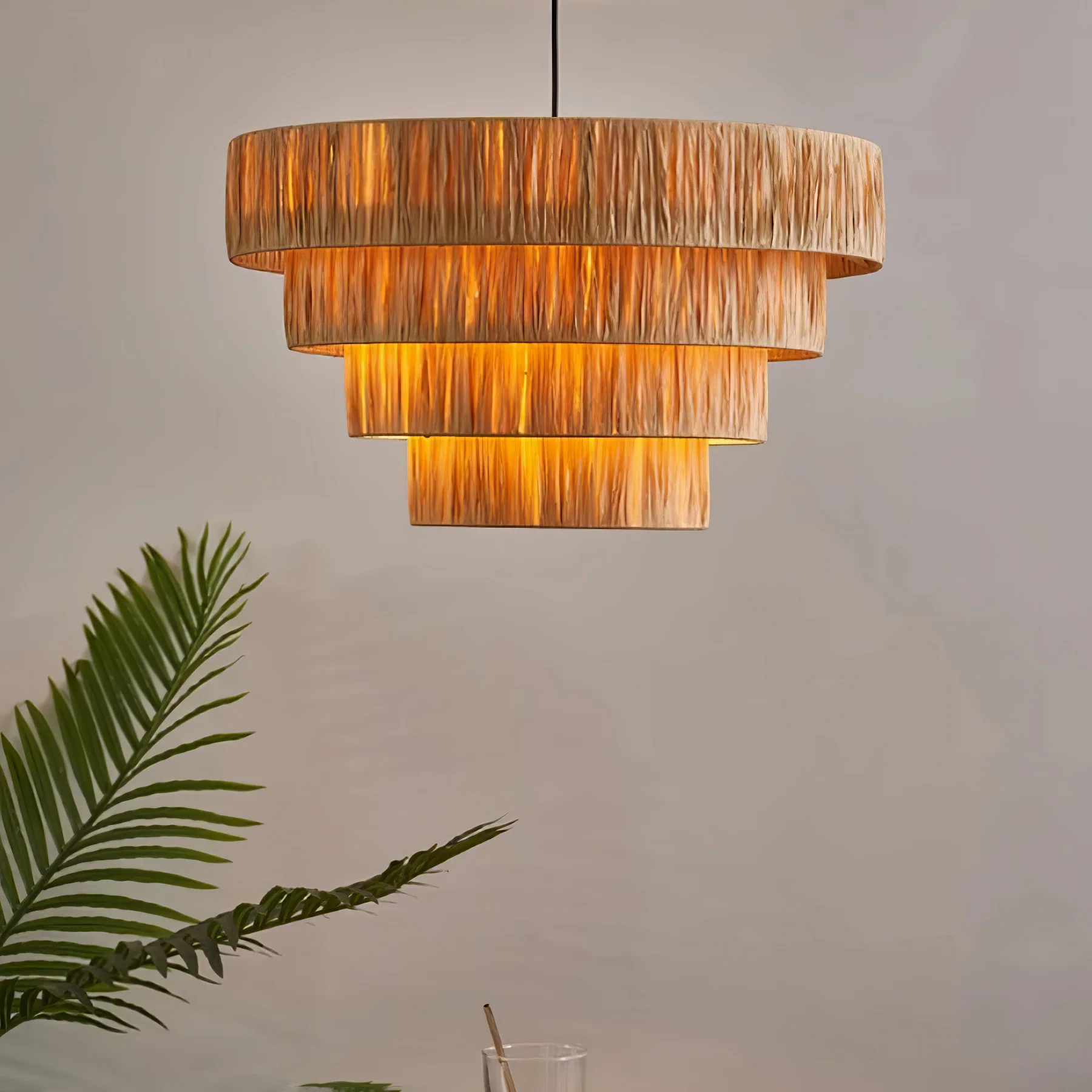 Straw Art Pendant Light - Image 2