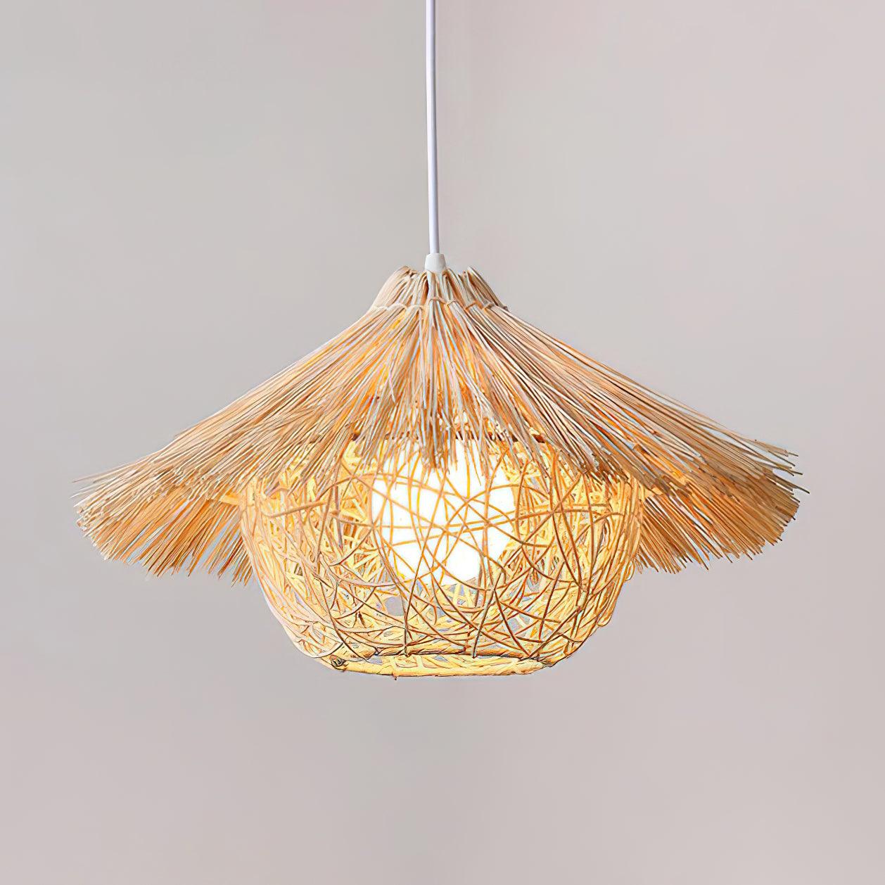 Straw Hat Pendant Light - Image 14