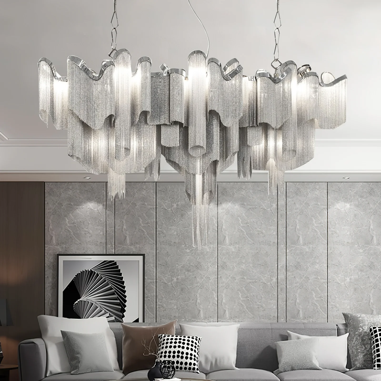 Stream Chain Chandelier - Image 15