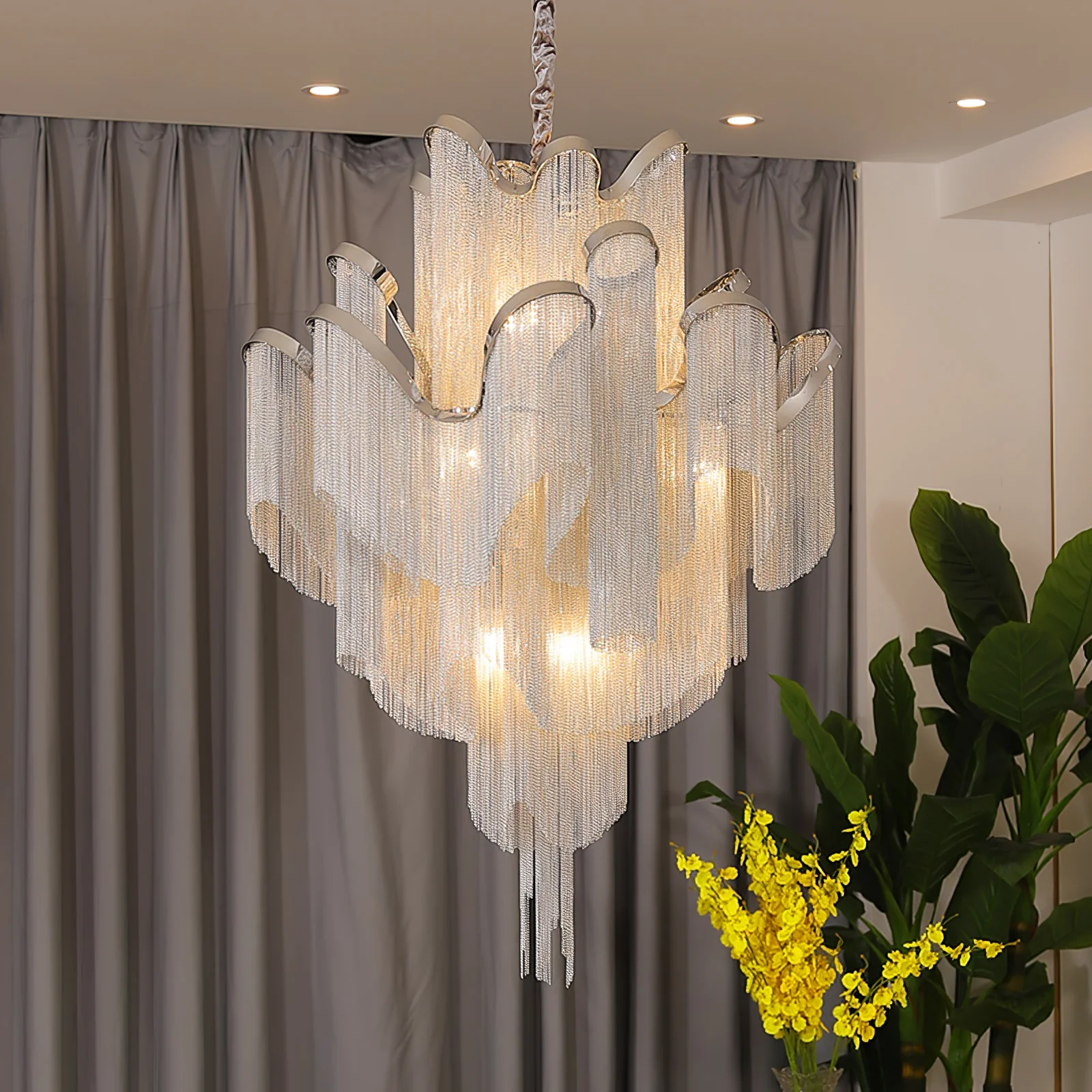 Stream Chain Chandelier - Image 2