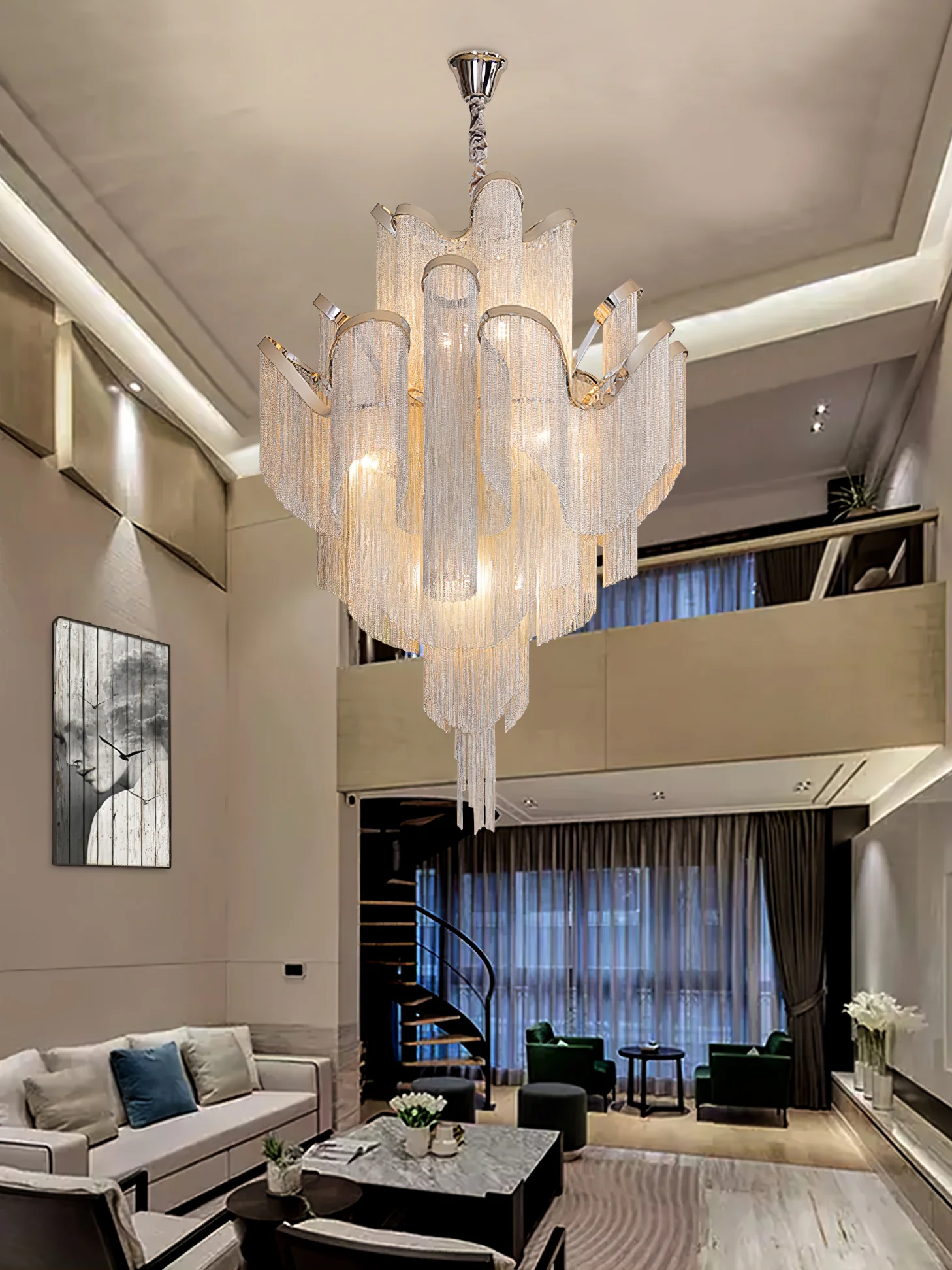 Stream Chain Chandelier - Image 87