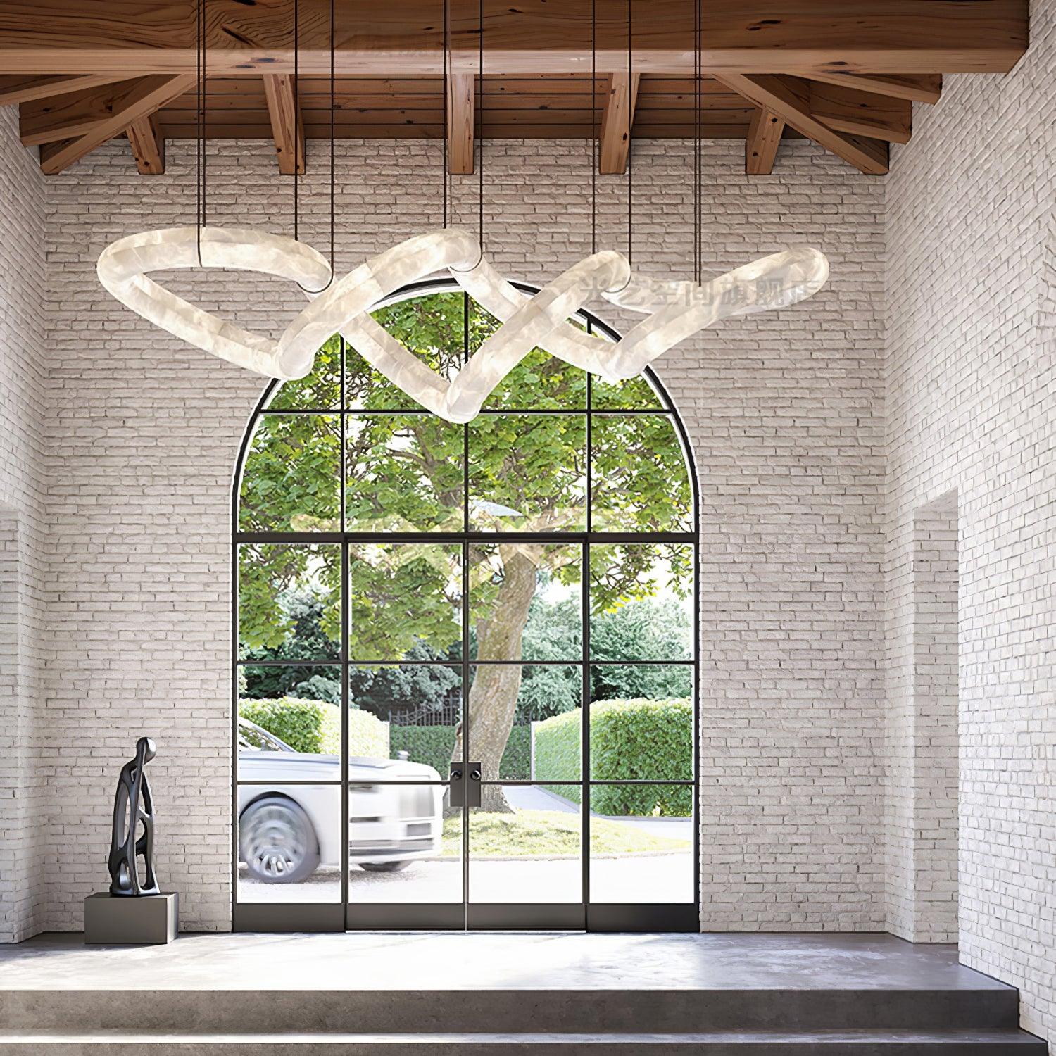 Infinity Alabaster Pendant Lamp - Image 15