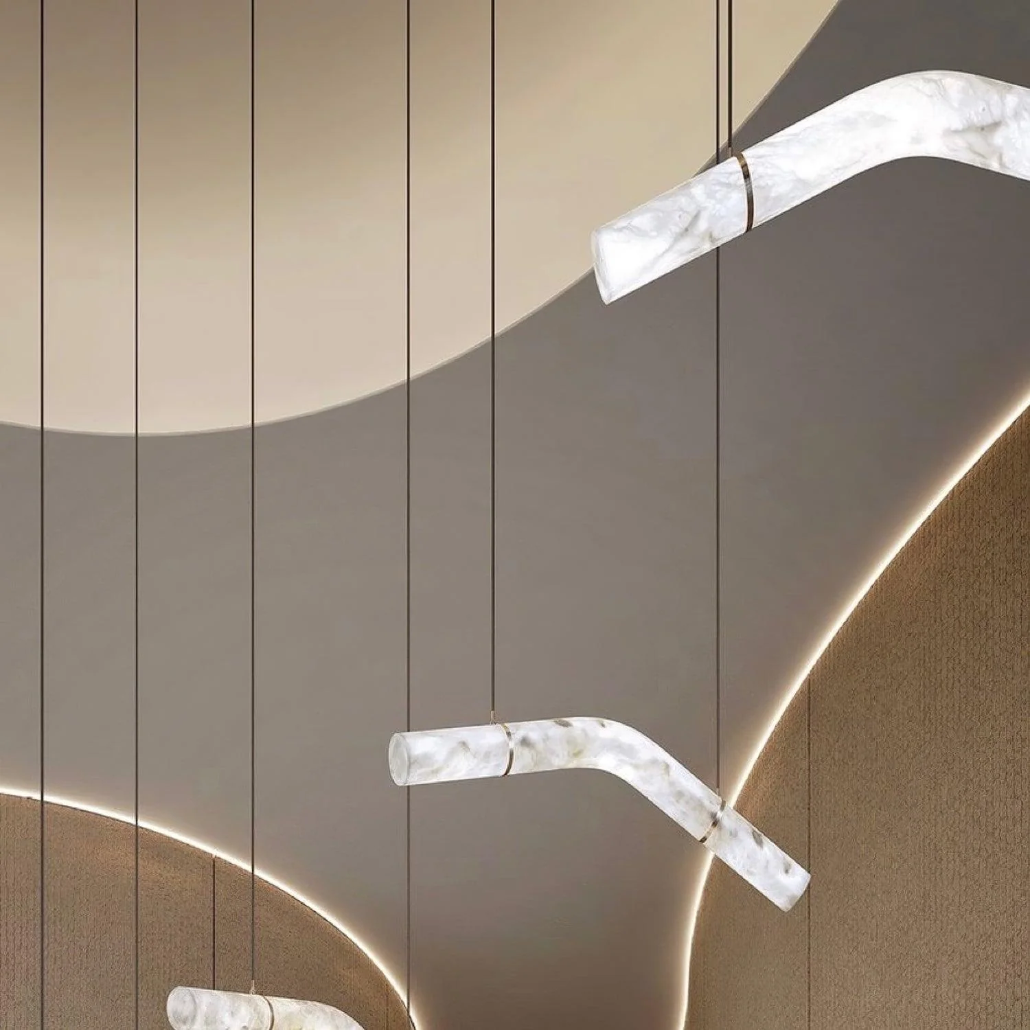 Infinity Alabaster Pendant Lamp - Image 29