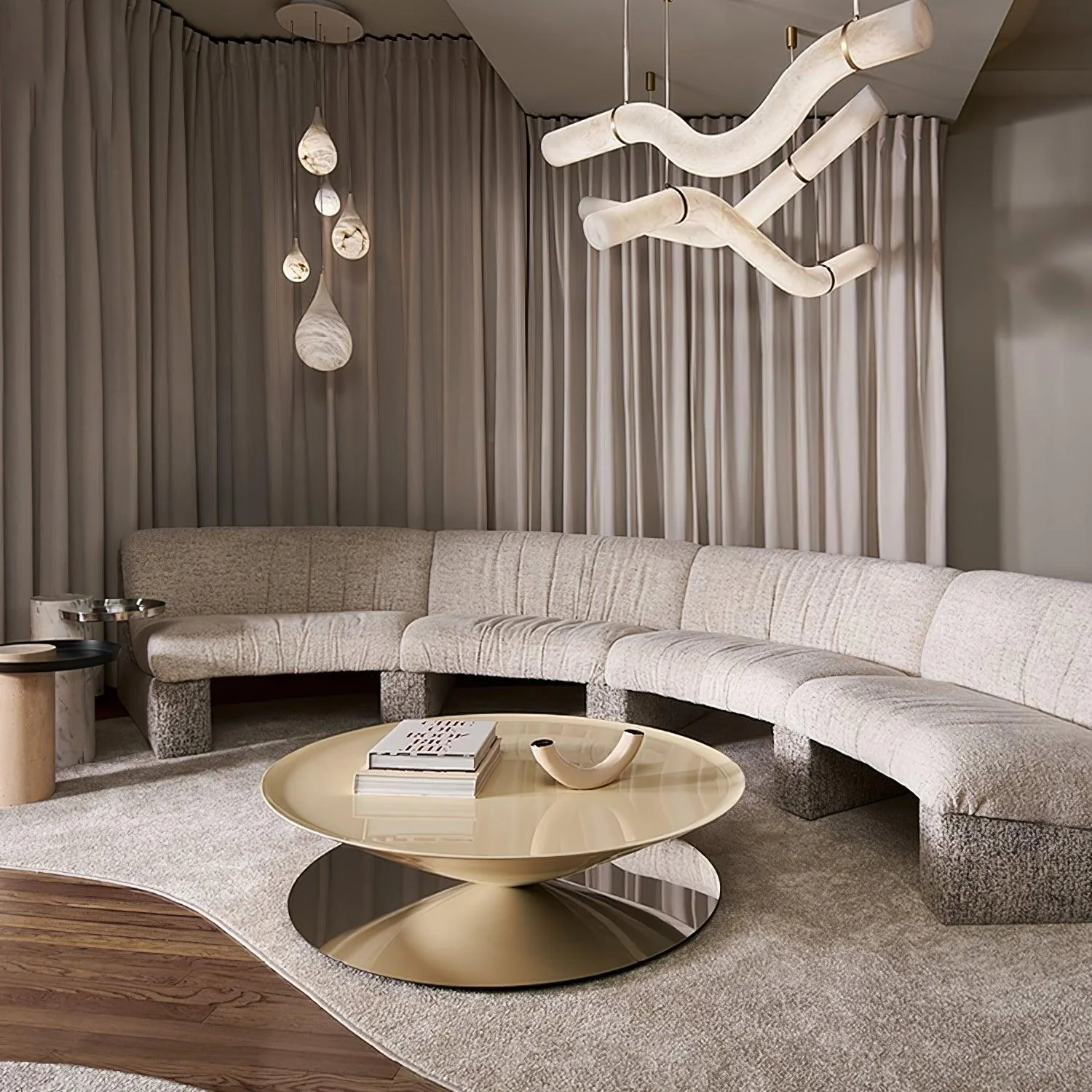Infinity Alabaster Pendant Lamp - Image 38