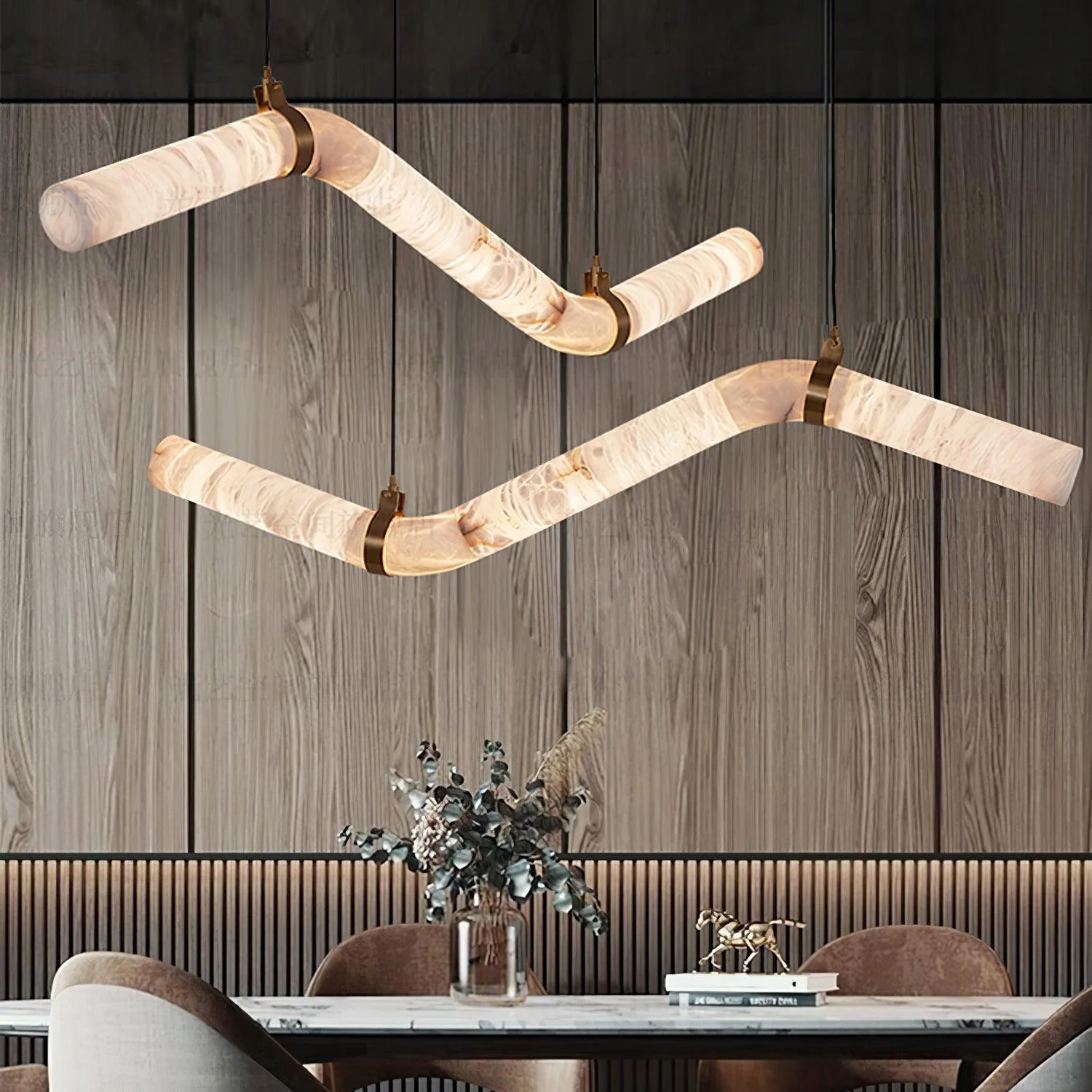 Infinity Alabaster Pendant Lamp - Image 40