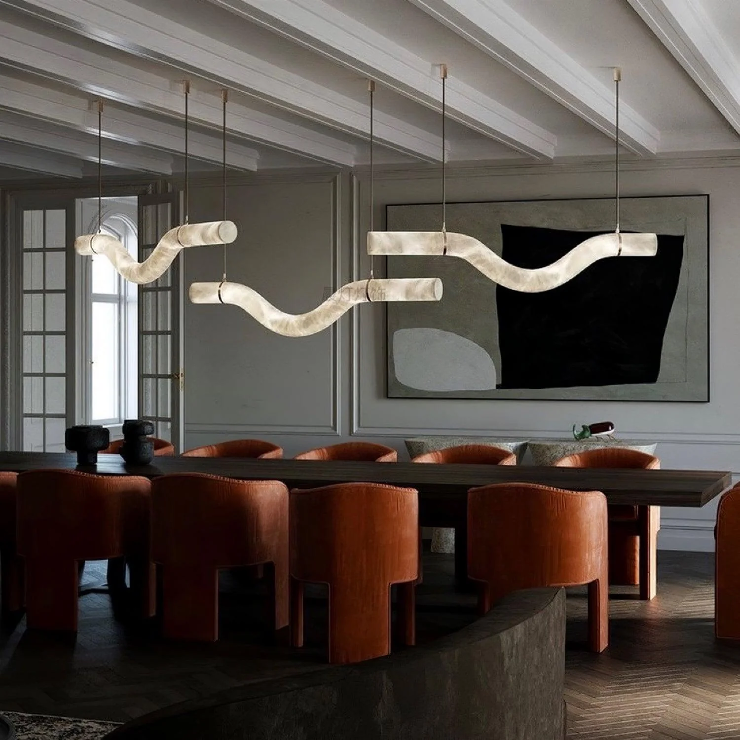 Infinity Alabaster Pendant Lamp - Image 44