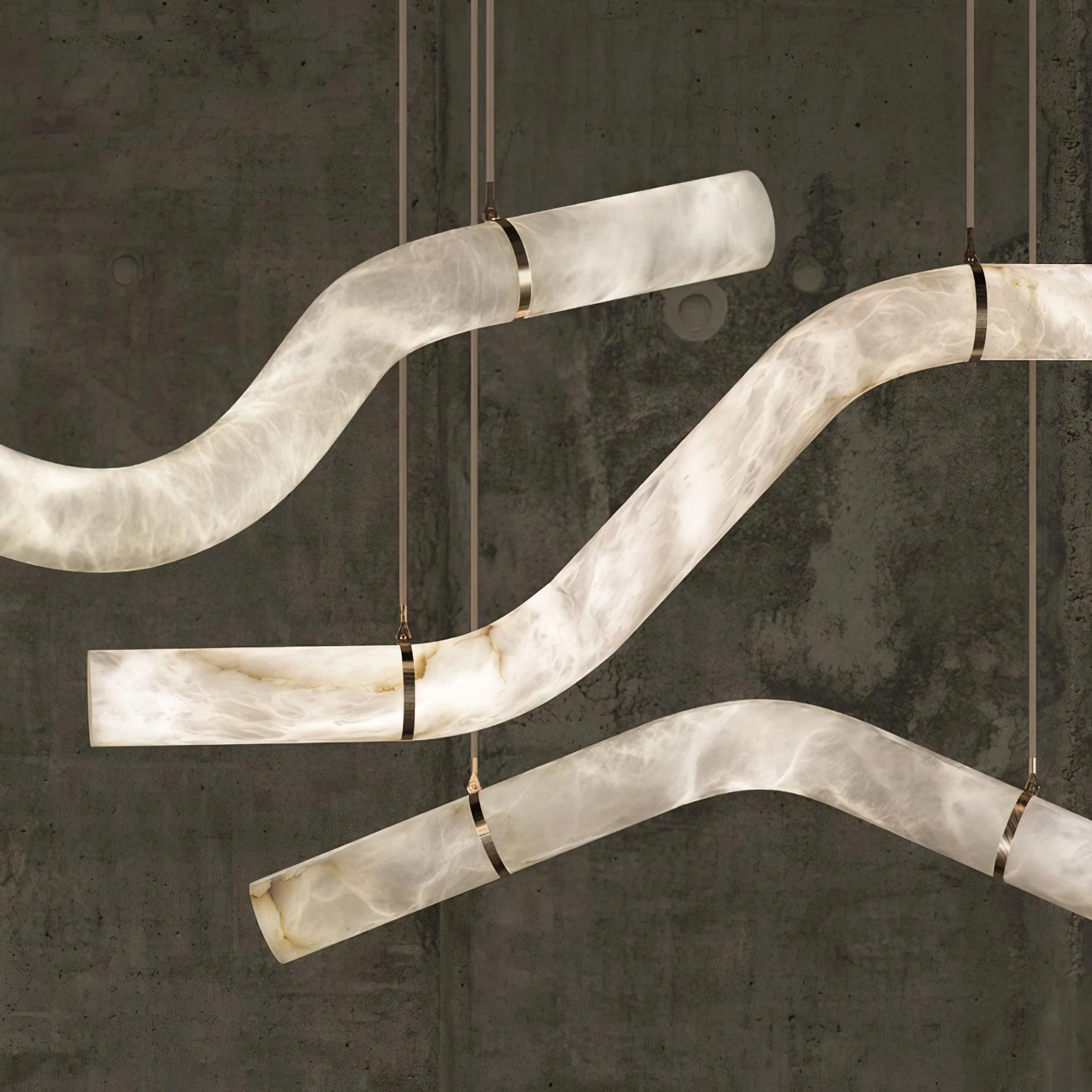 Infinity Alabaster Pendant Lamp - Image 39