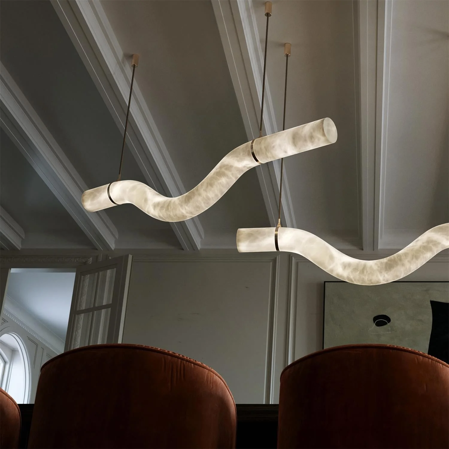 Infinity Alabaster Pendant Lamp - Image 57