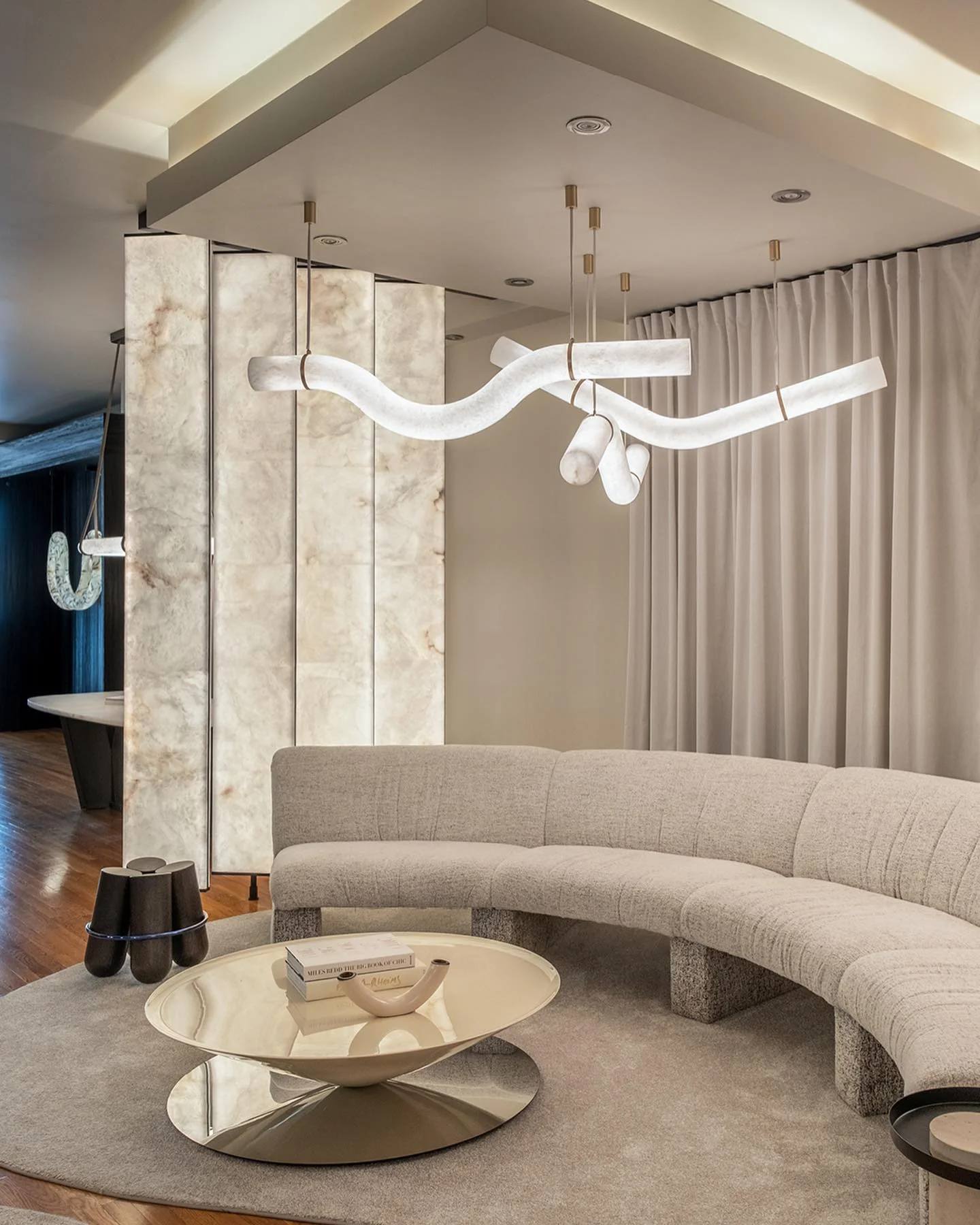 Infinity Alabaster Pendant Lamp - Image 59
