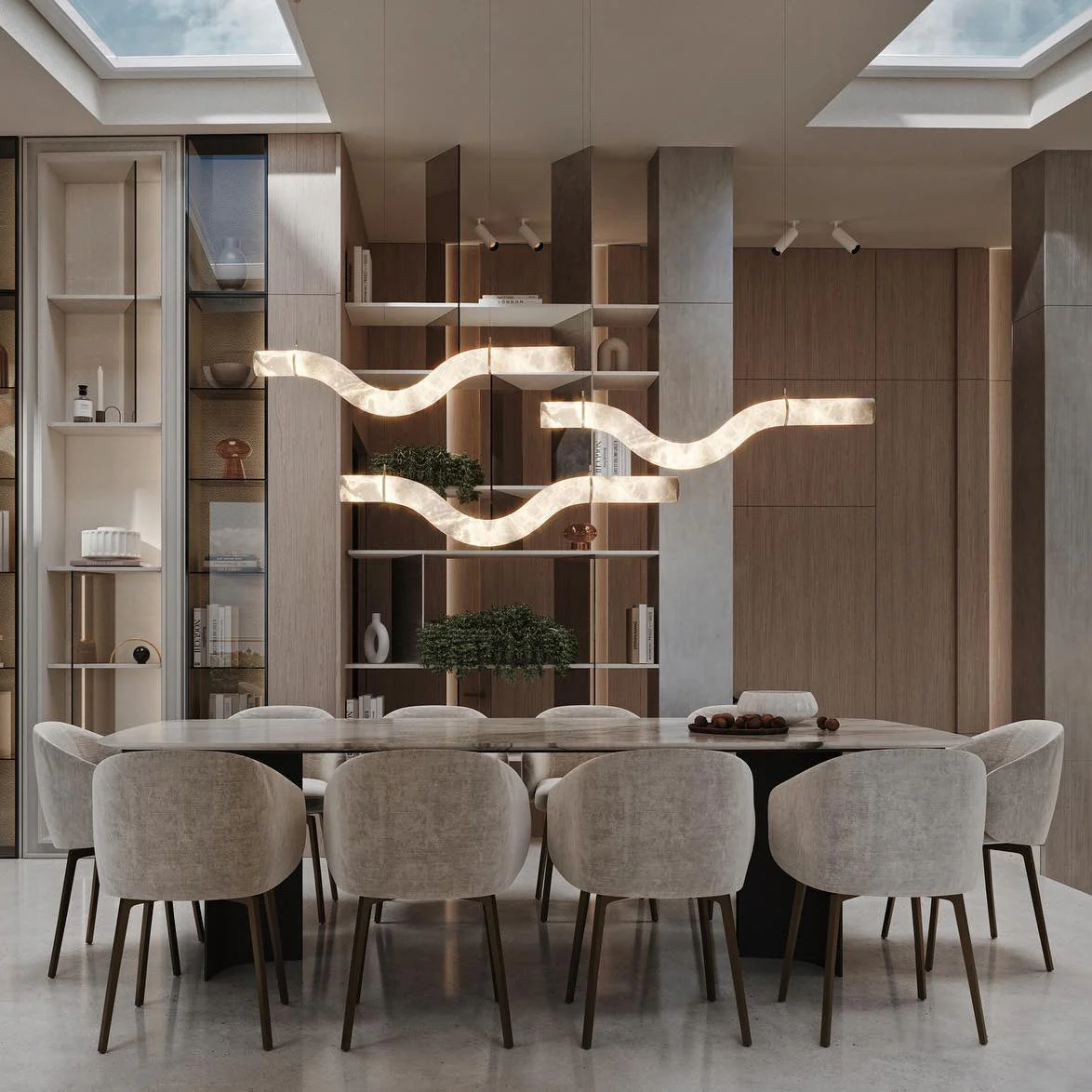 Infinity Alabaster Pendant Lamp - Image 66