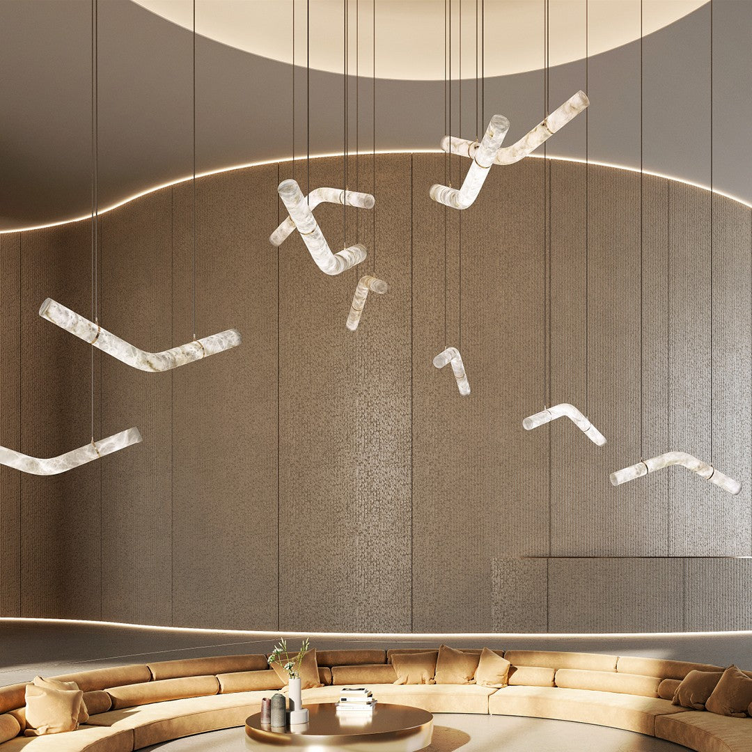 Infinity Alabaster Pendant Lamp - Image 65