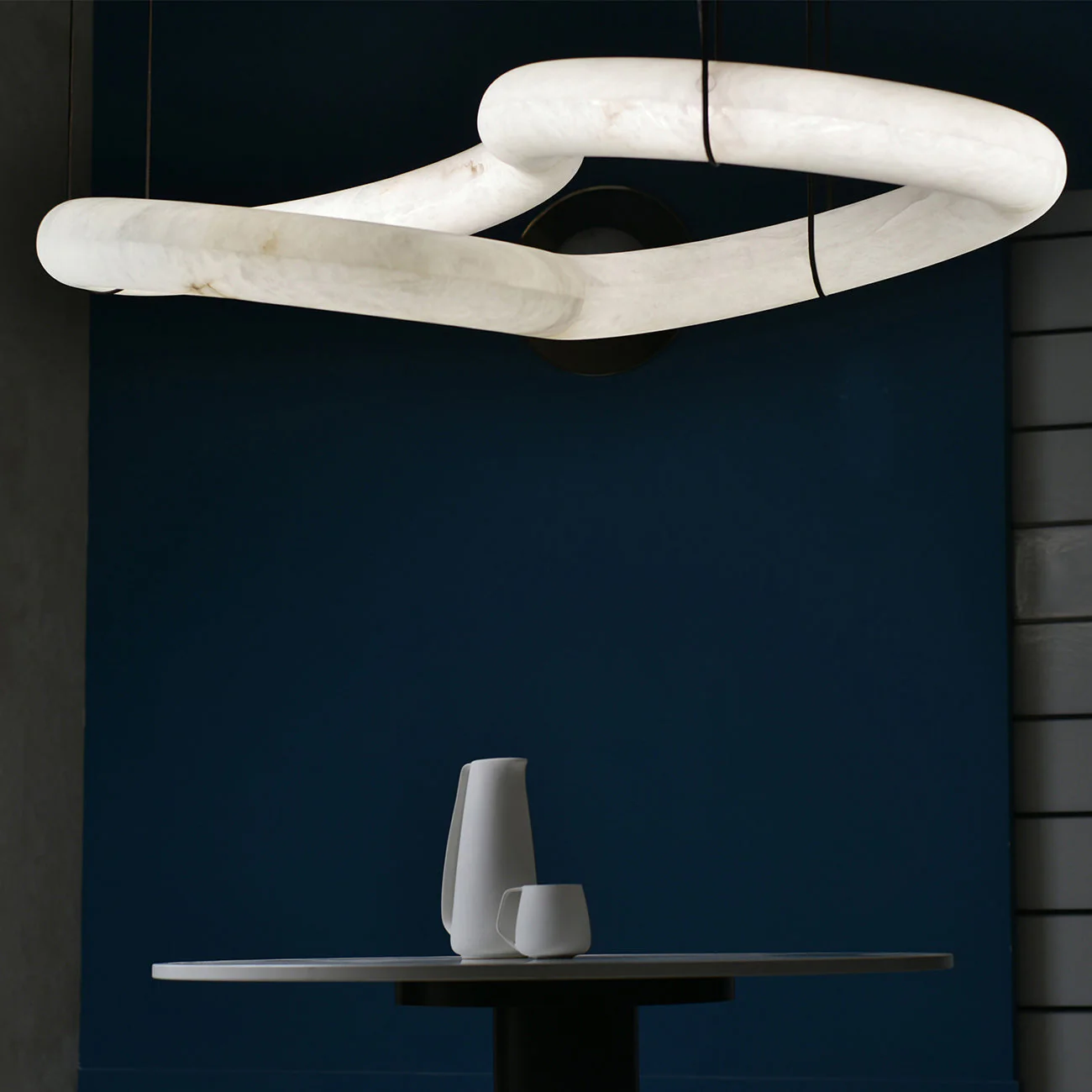 Streamlined Alabaster Pendant Lamp - Image 63