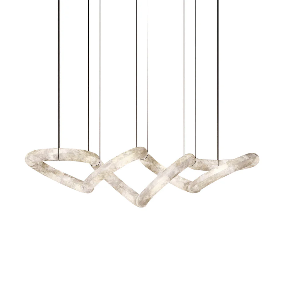 Streamlined Alabaster Pendant Lamp - Image 72