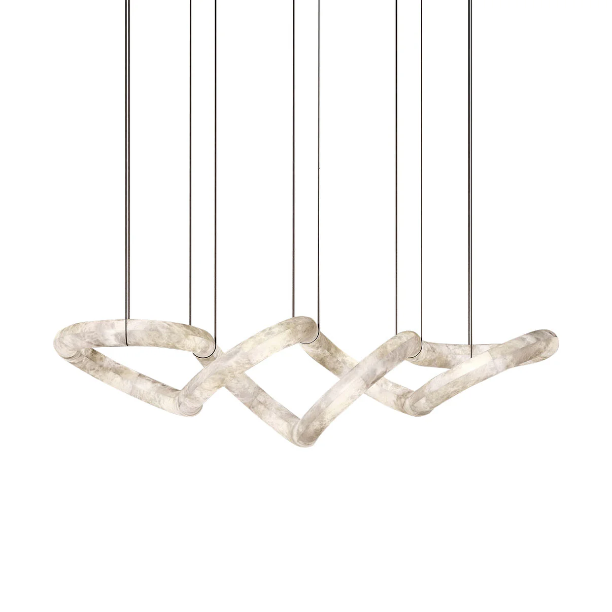 Streamlined Alabaster Pendant Lamp - Image 75
