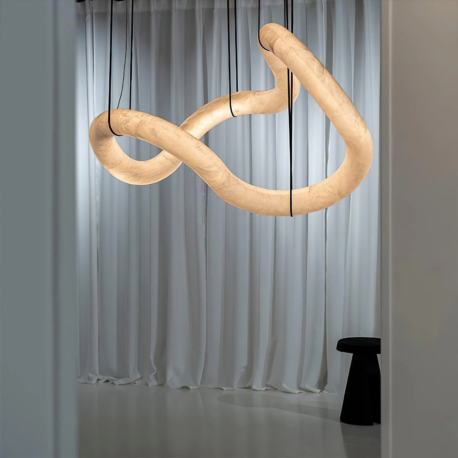 Infinity Alabaster Pendant Lamp - Image 11