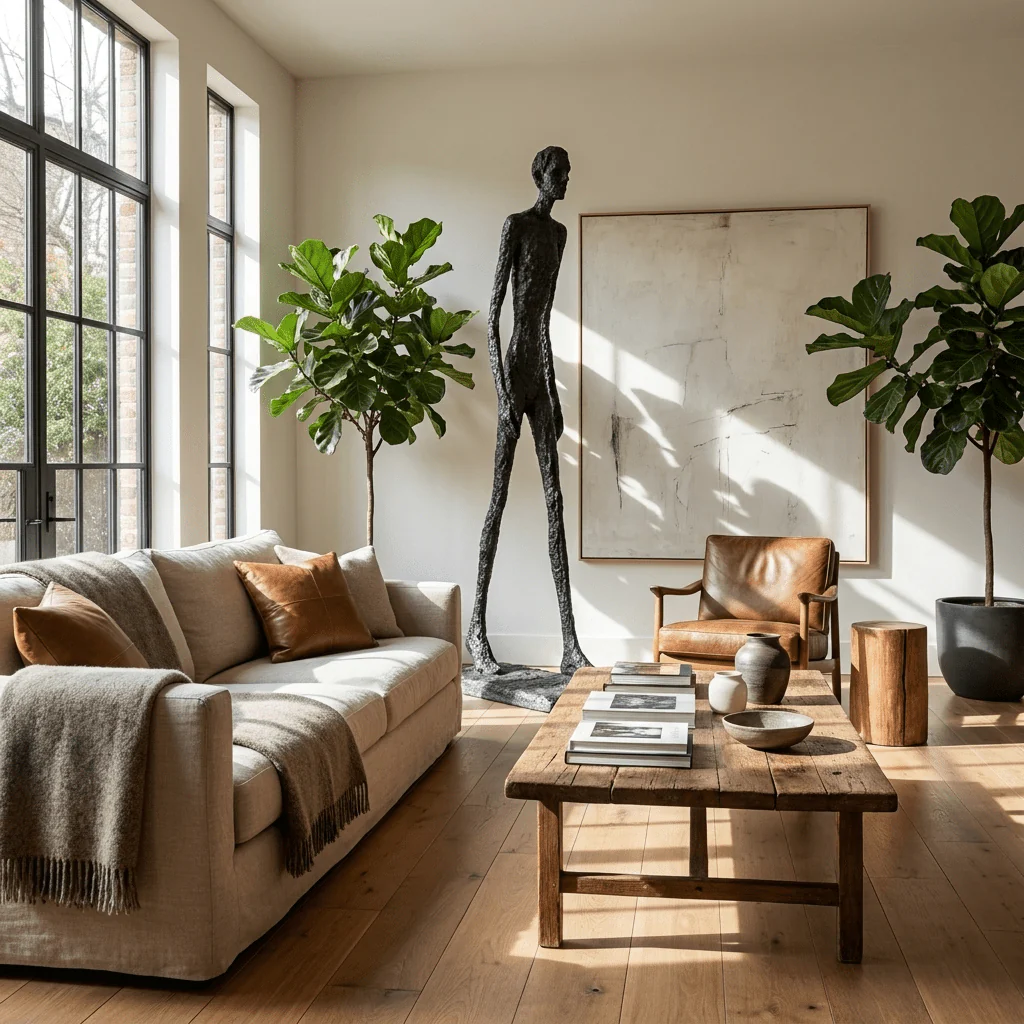 Striding Figure Sculpture - Image 3