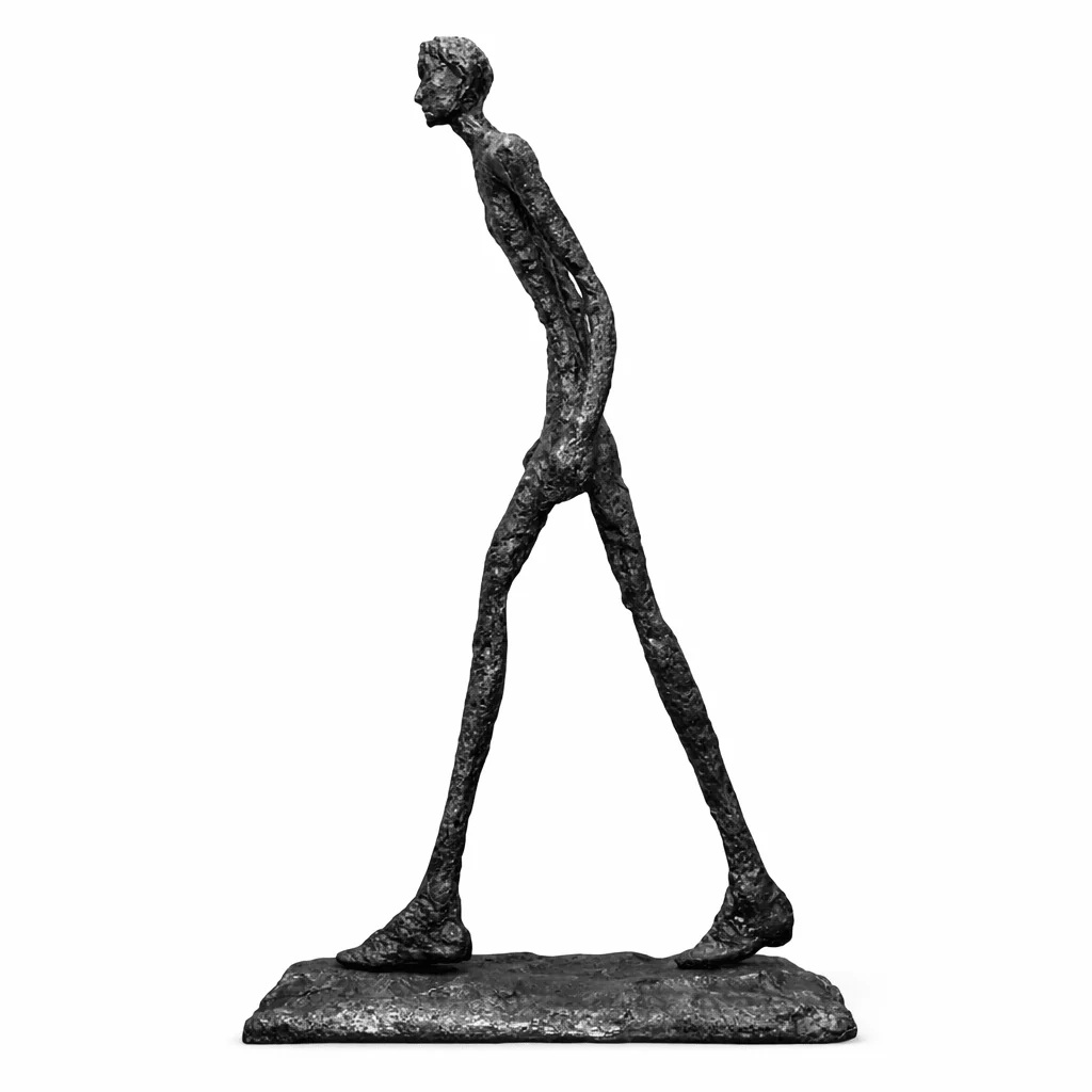 Striding Figure Sculpture - Image 4