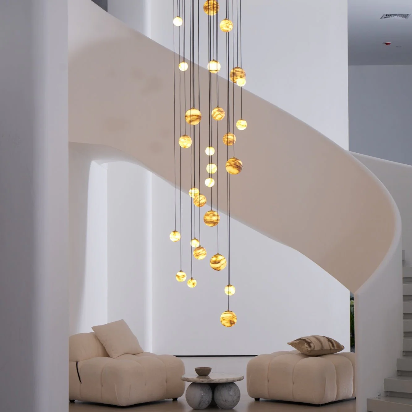 Sultana Alabaster Cluster Chandelier - Image 10