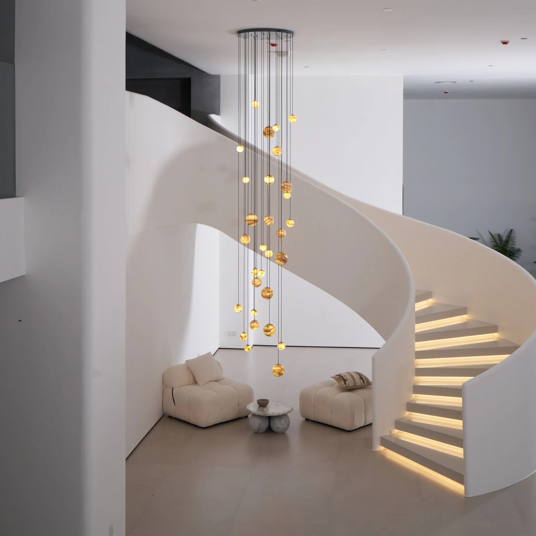 Sultana Alabaster Cluster Chandelier - Image 11