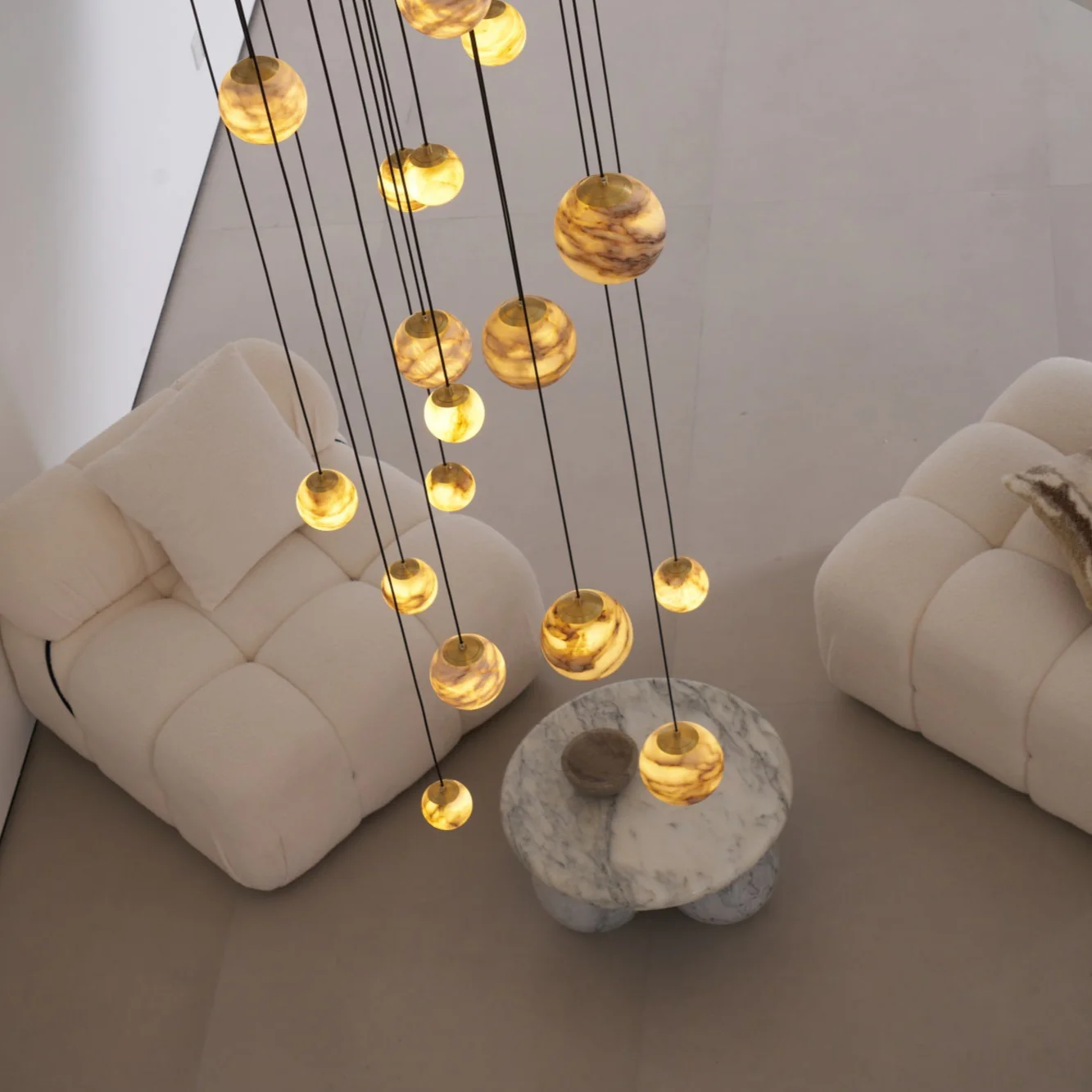 Sultana Alabaster Cluster Chandelier - Image 15