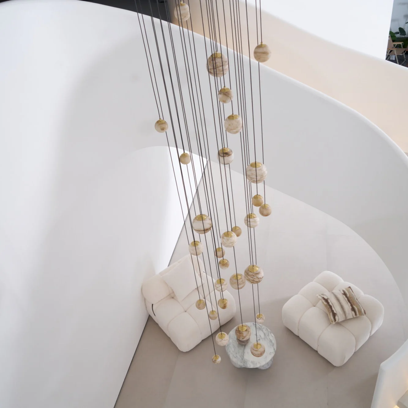 Sultana Alabaster Cluster Chandelier - Image 17