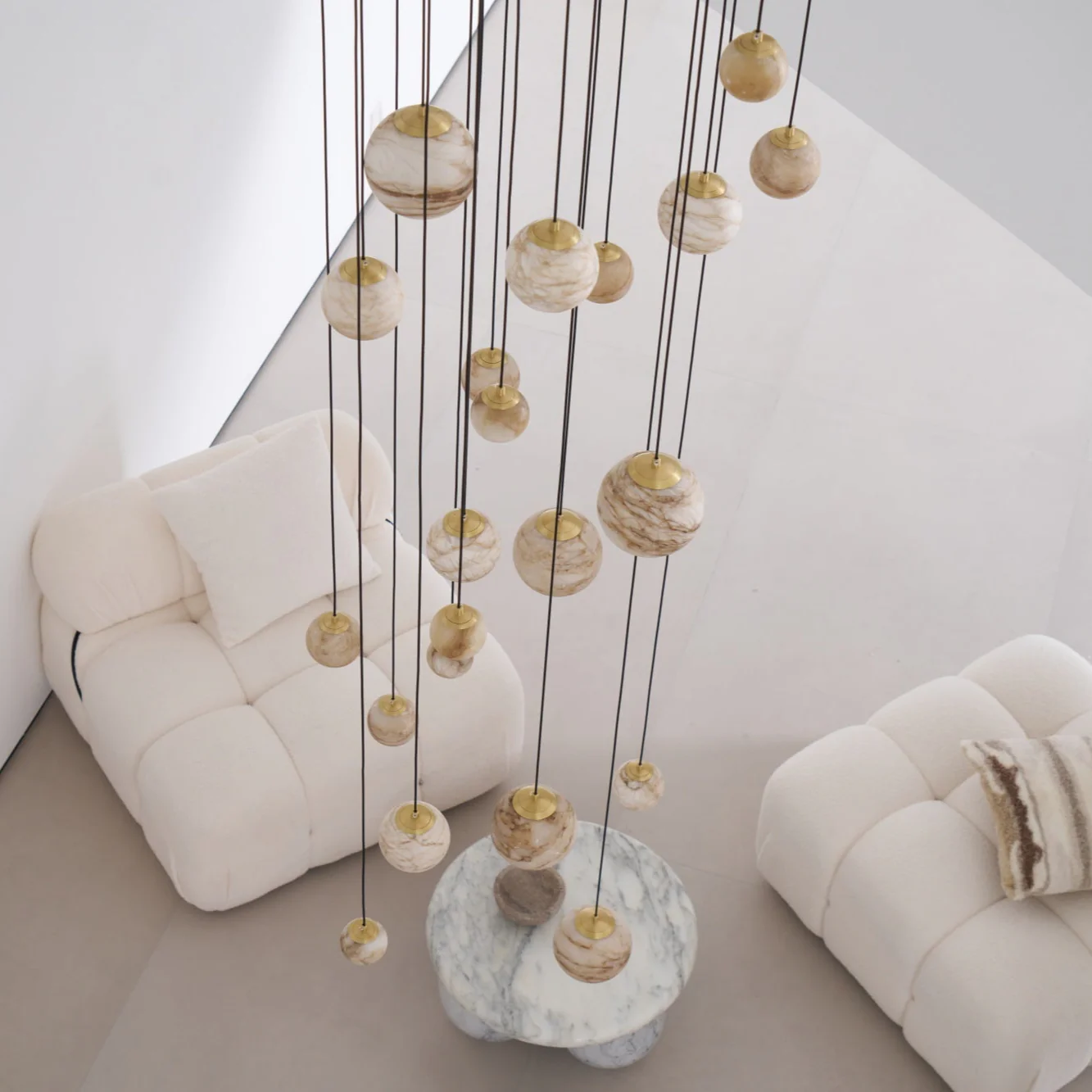 Sultana Alabaster Cluster Chandelier - Image 18