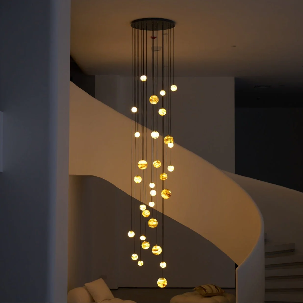 Sultana Alabaster Cluster Chandelier - Image 24