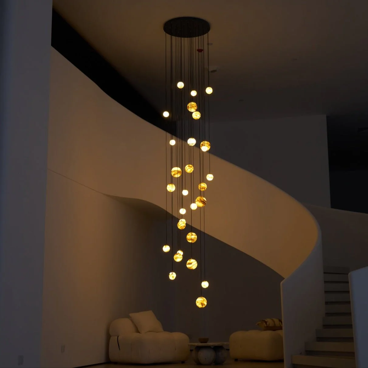 Sultana Alabaster Cluster Chandelier - Image 26