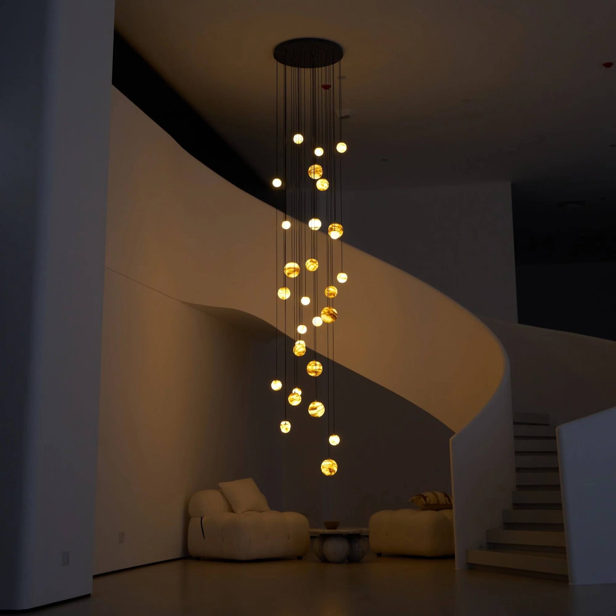Sultana Alabaster Cluster Chandelier - Image 27